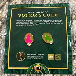 Wicked Visitor's Guide Pins
